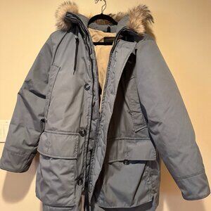 Eddie Bauer Men's Down Parka, Real Fur Hood
